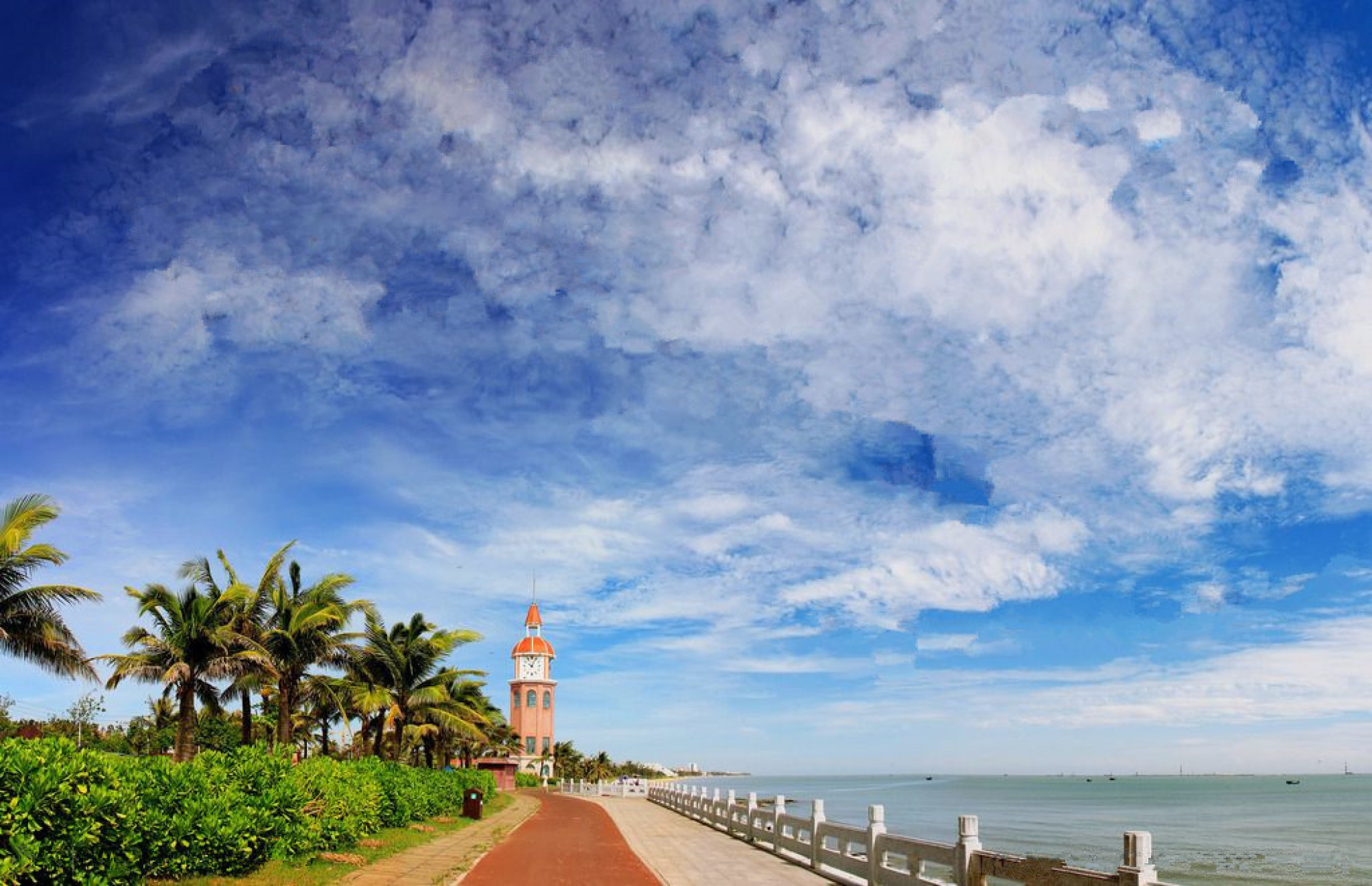 海口盈滨半岛海边视频,海口澄迈盈滨半岛风景