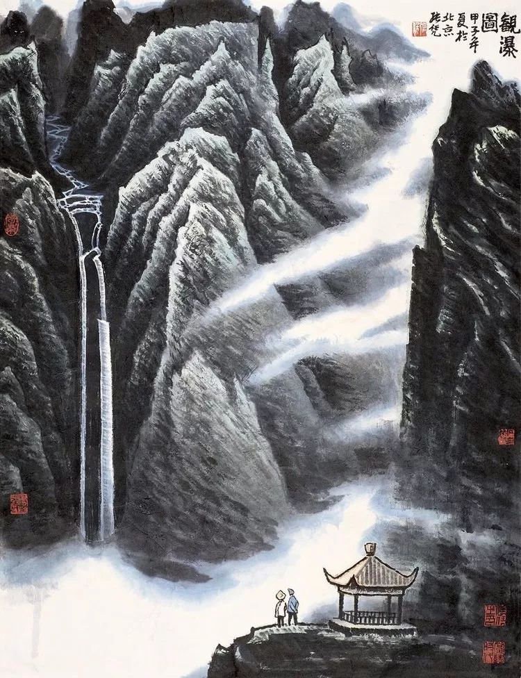 张长韶水墨山水画欣赏,张凭山水画教学