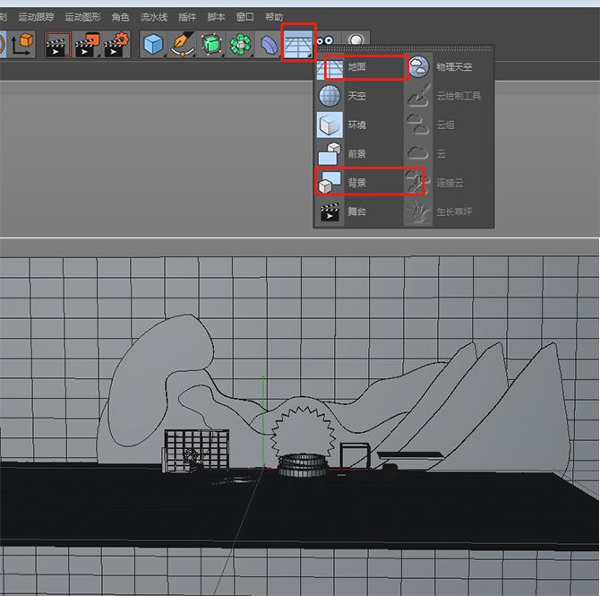c4d电商海报模型渲染效果图,c4d教程电商风格场景建模搭建