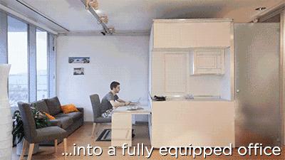 当你还在宜家买买买时，别人都在用折叠餐桌、智能衣柜、隐形床了