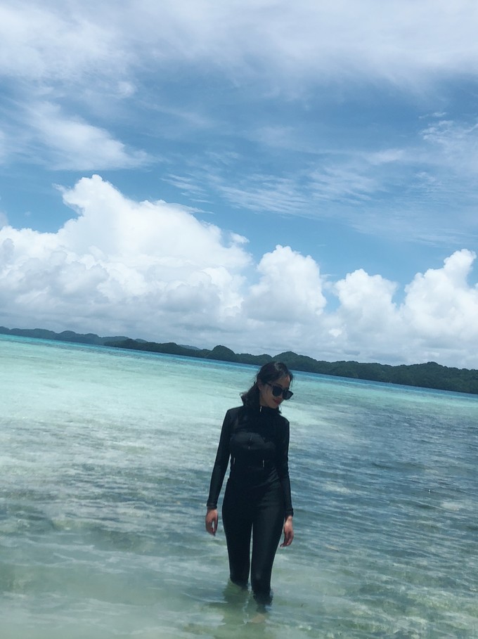 帕劳的海景风光给人美的享受,帕劳的海洋和沙滩风景图片