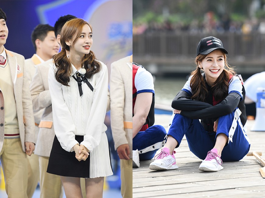 angelababy学生装高马尾,angelababy最近私服穿搭