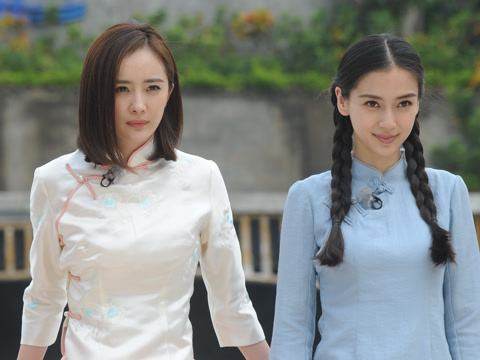 杨幂参加跑男是哪两次,杨幂被路人拍下参加跑男一幕