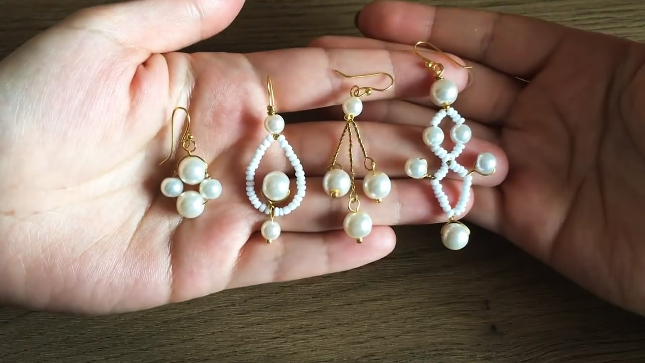 最好看的耳环怎么做,手工耳环制作方法和配方