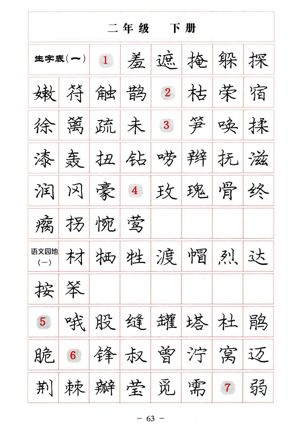庞中华硬笔楷书系列字帖,庞中华硬笔楷书入门字帖