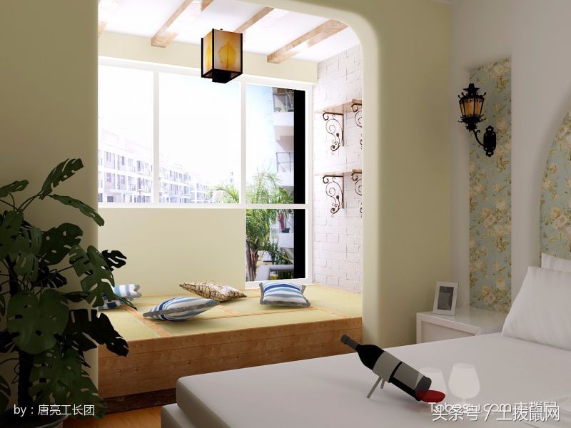 出租房阳台打造小榻榻米,把阳台改成小卧室榻榻米