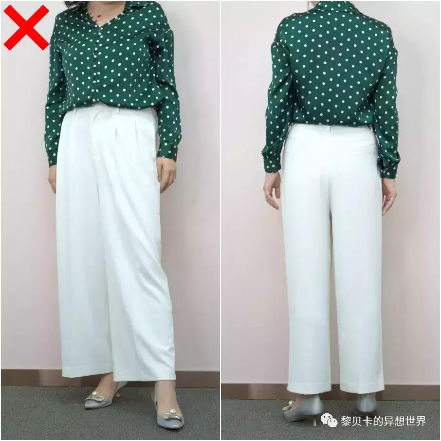 显瘦阔腿裤百搭秋季,最好穿的白色显瘦阔腿裤