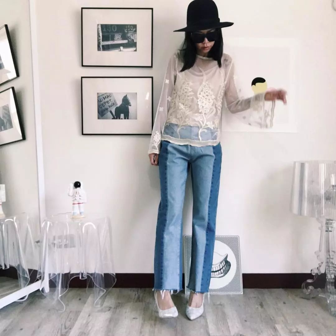 小个子腿粗直筒裤145-150春秋,腿粗直筒裤