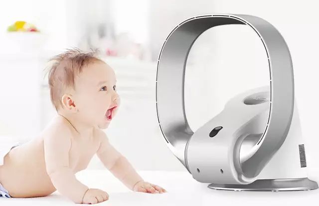 sk电风扇家用无叶风扇,熊小孩团购