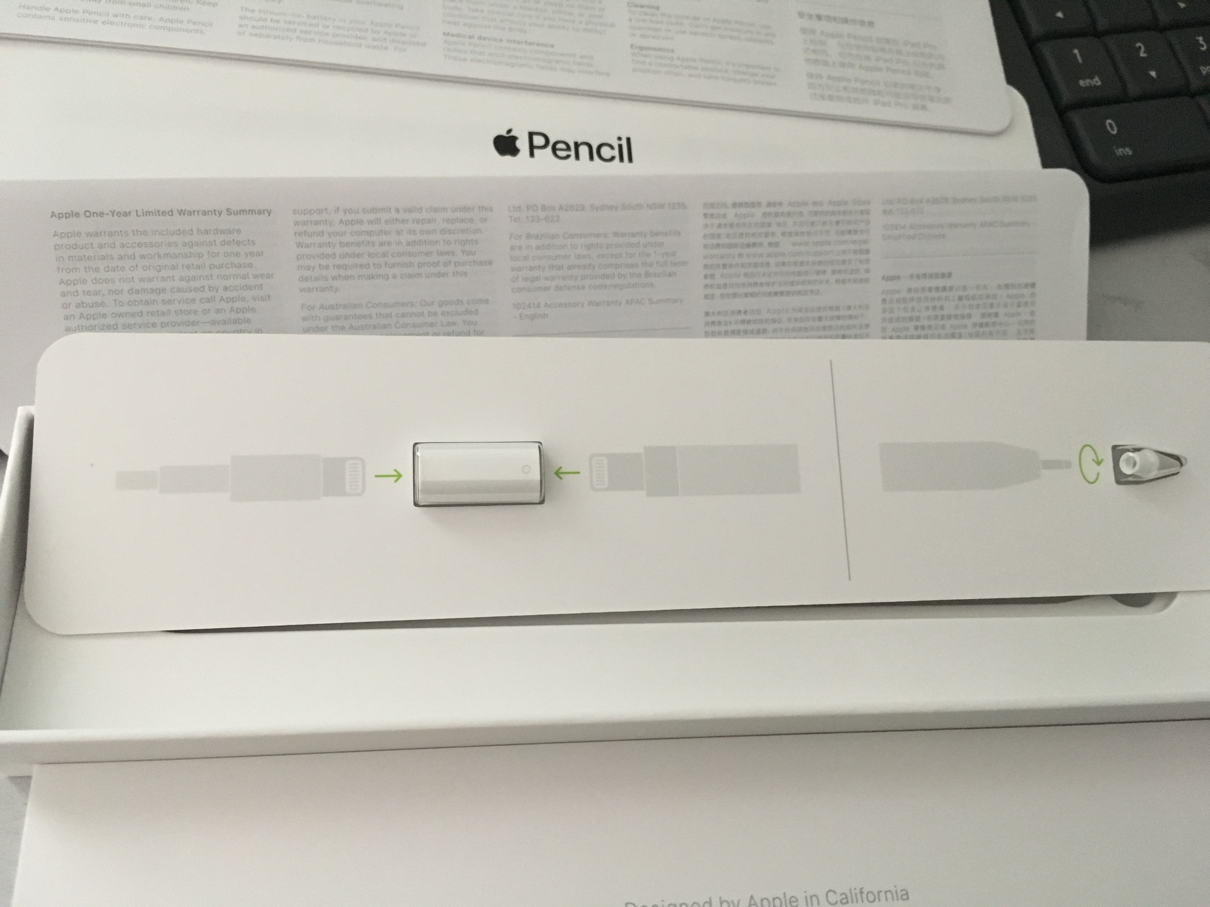 applepencil开箱评测,港行applepencil