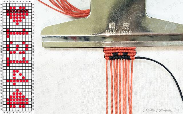 编织达人教你做5201314情侣字板手链，超详细