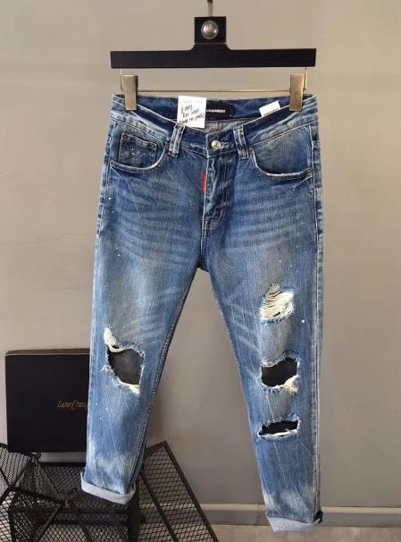 杜嘉班纳牛仔裤黑色修身,杜嘉班纳2020款休闲裤