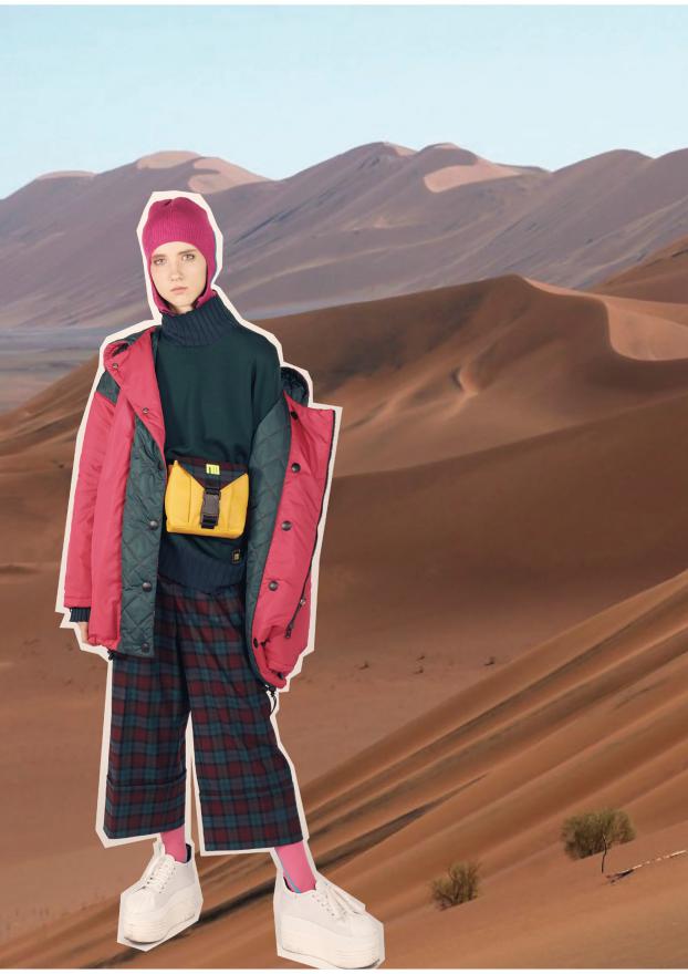 不显臃肿又很百搭的阔腿裤,宽容休闲阔腿裤