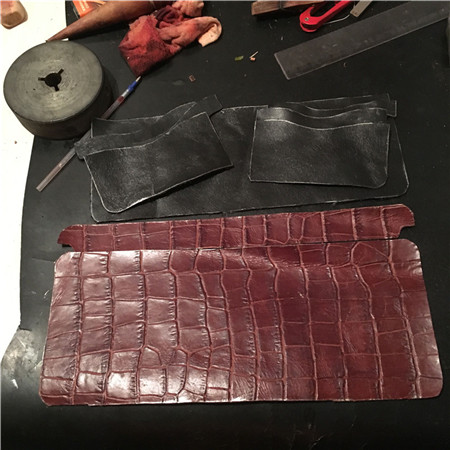 老爷车男式钱包鳄鱼纹,正品高档奢华鳄鱼皮钱包