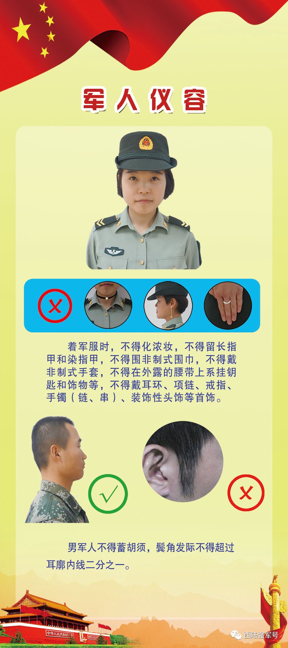 军装礼仪服怎么穿,常服军装怎么穿