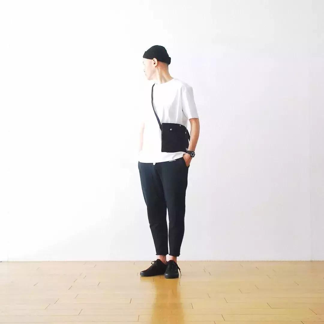 日系性冷淡风格,高街风暖男穿搭