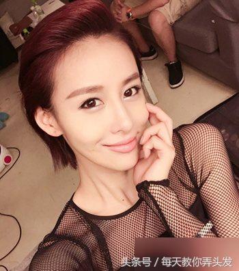 刘海怎么梳上去好看？巧妙把刘海梳上去的发型！