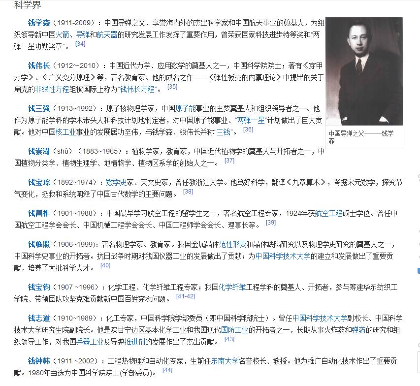 钱姓的代表人物,江苏钱姓和浙江钱姓哪个厉害