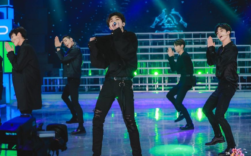 ninepercent合体蔡徐坤唱rap,ninepercent快乐大本营蔡徐坤唱歌