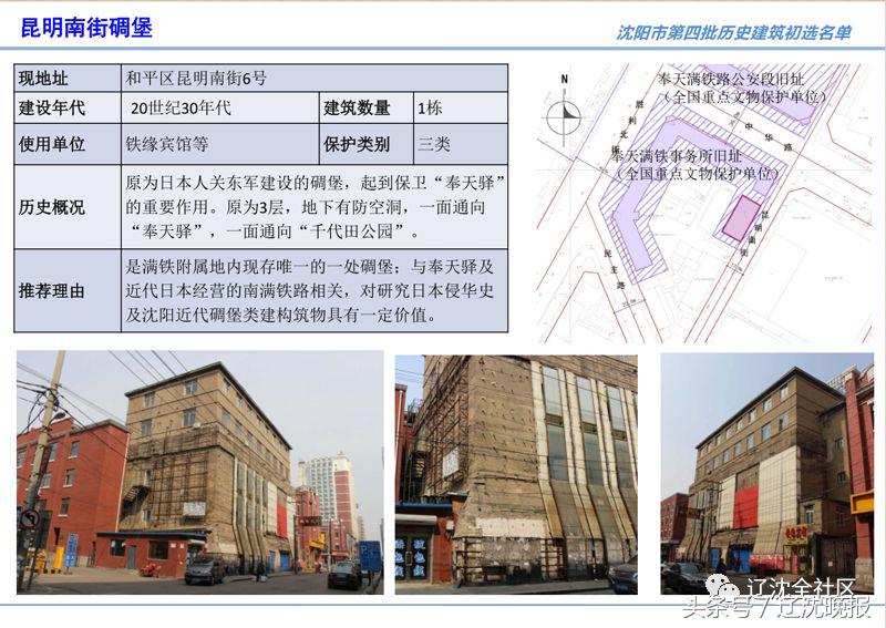 沈阳市公布沈阳第四批历史建筑名录就在您身边您认识几个?