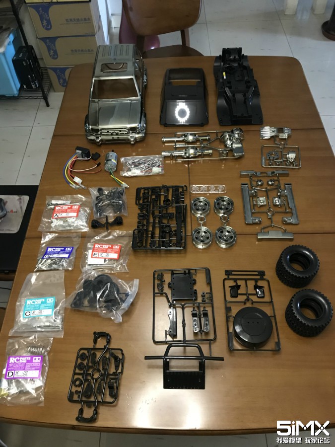 田宫cc01帕杰罗开箱,田宫cc01帕杰罗