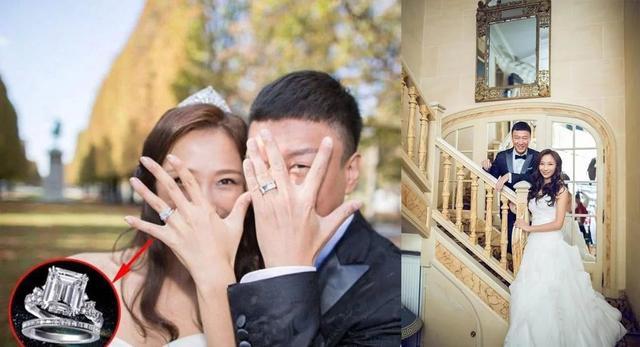 阿娇蜜月后甜晒大钻戒,阿娇钻戒和张馨予钻戒