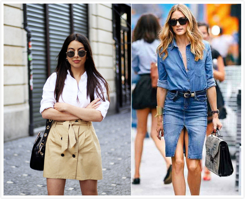 大码穿搭上身胖180斤,胖mm短裙怎么穿