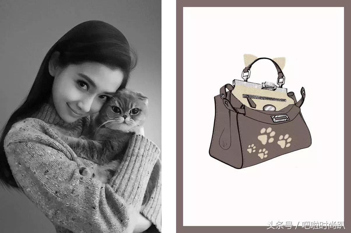 女明星转行设计包，刘诗诗的可爱百搭，baby的一个10万只展览不卖