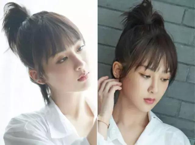 佟丽娅古装发型怎么扎,佟丽娅扎短辫的发型