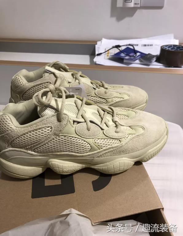 yeezy500黑武士变色,yeezy500黄