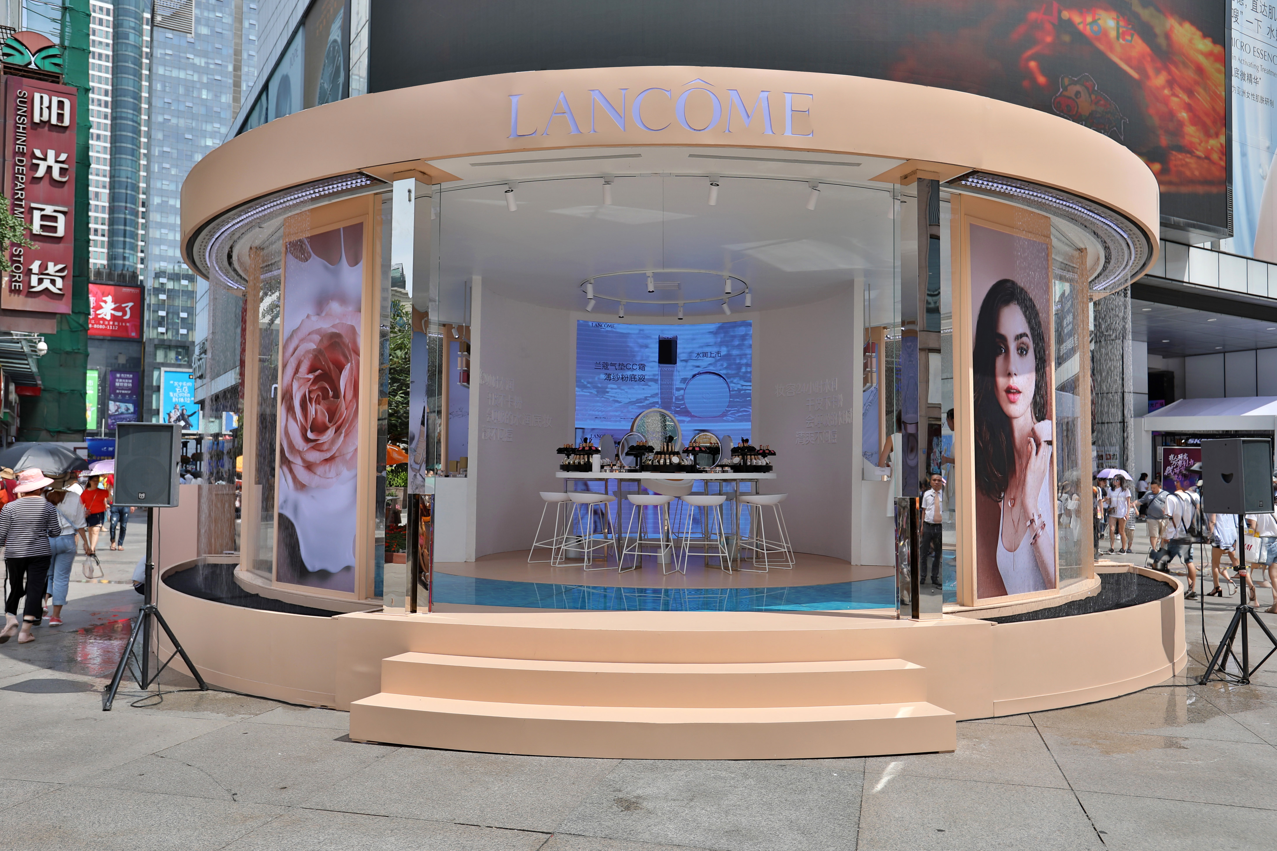 群光广场兰蔻专柜,群光广场汕头兰蔻