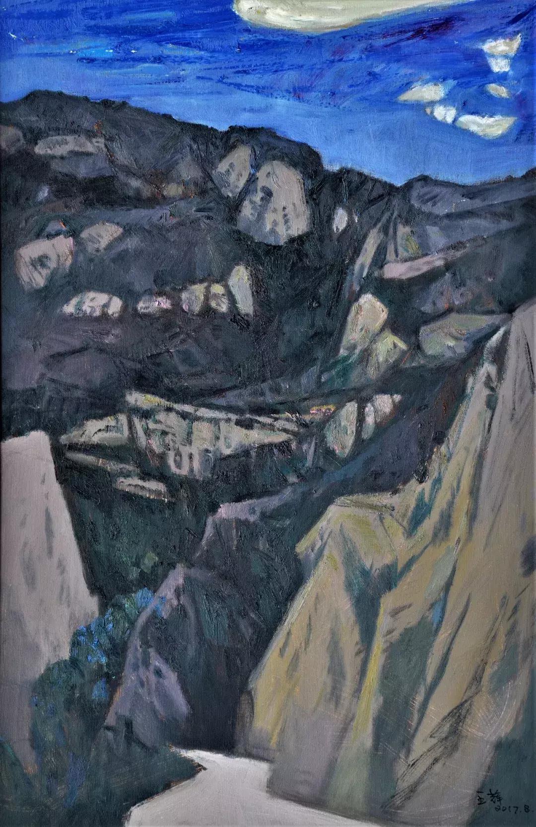 春江花月夜油画王辉,全国油画名家王辉