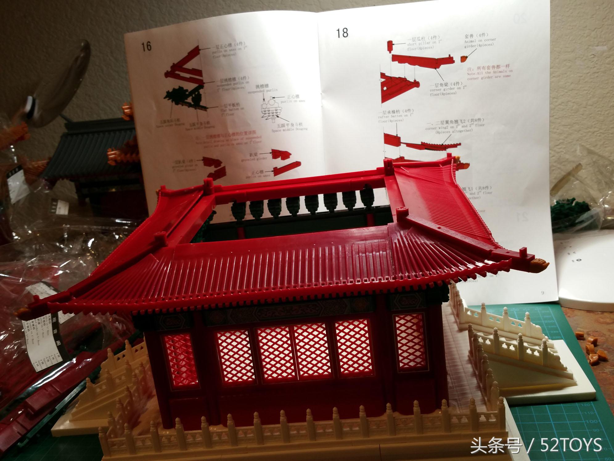 古建筑手办,中国古建筑手办