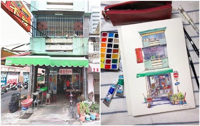 简单清新水彩画日漫,日本水彩风景画教程