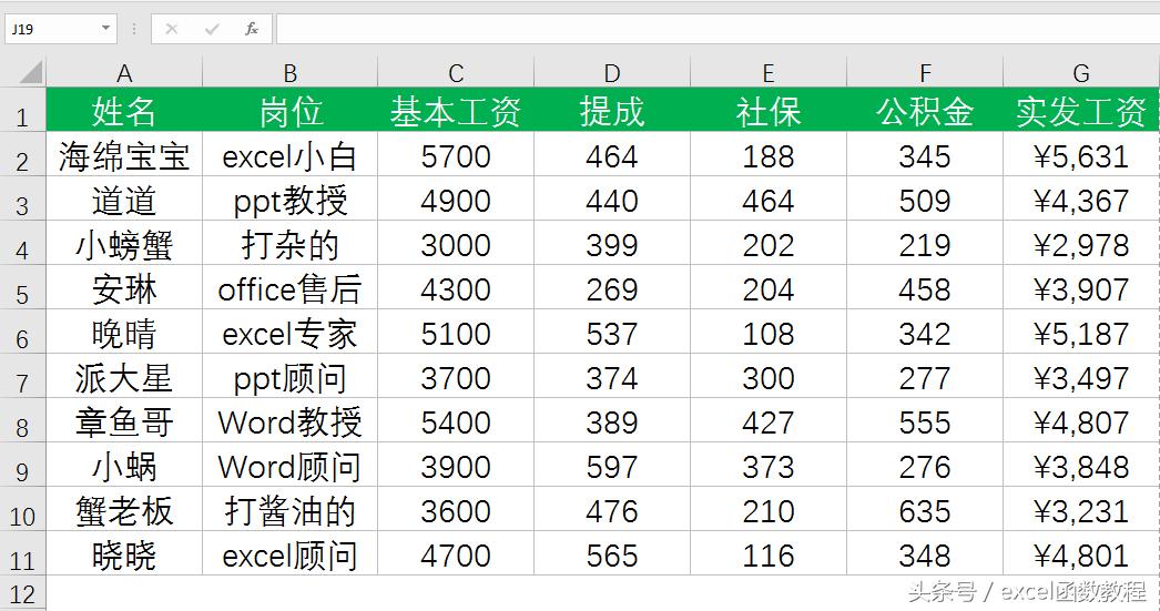 excel每页只打印一个员工工资条,excel打印工资条每一行都有表头