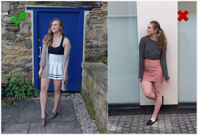 夏日这样穿短裙看起来胖5斤,胖mm短裙穿搭140斤