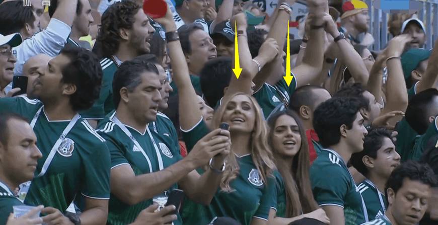 赢球就像过年！墨西哥美女球迷手舞足蹈，而勒夫这组动作很尴尬