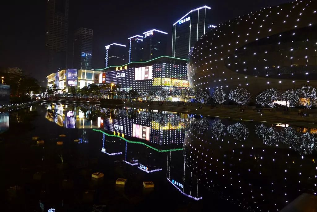 深圳夜景灯光秀最佳观看地点,深圳十大区夜景