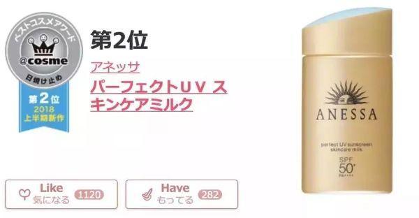 2022上半年日本cosme大赏东京新青年,2018日本cosme美容大赏榜单