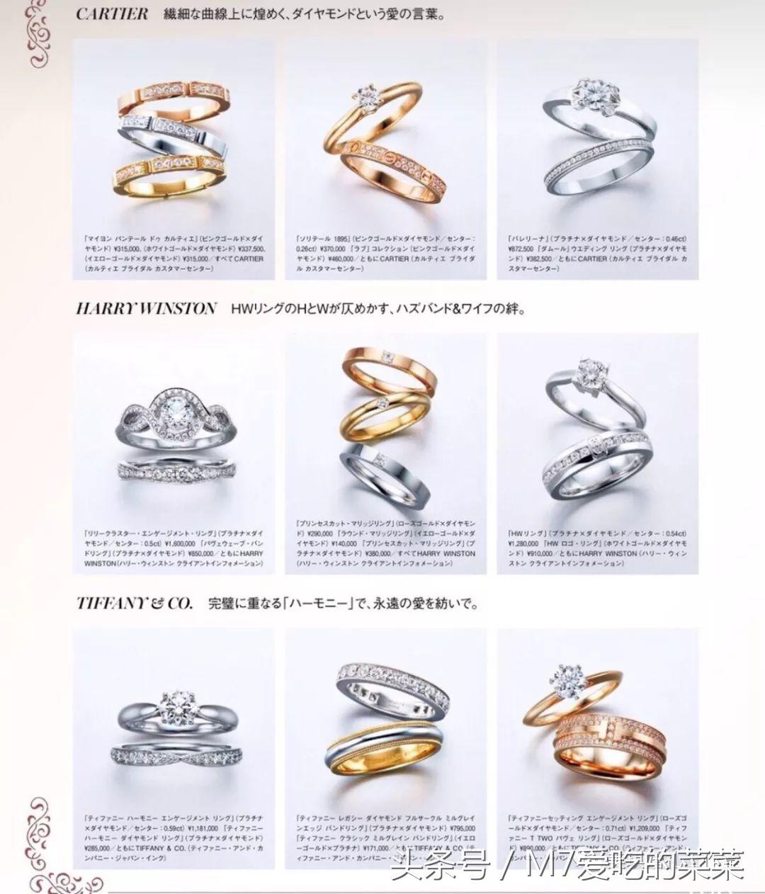 婚礼「对戒」|史上最详细最齐全款式大推荐!