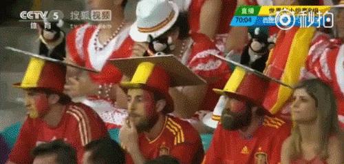 头顶“球场”化“猫”妆，“变相怪杰”满场飞，世界杯球迷谁最强