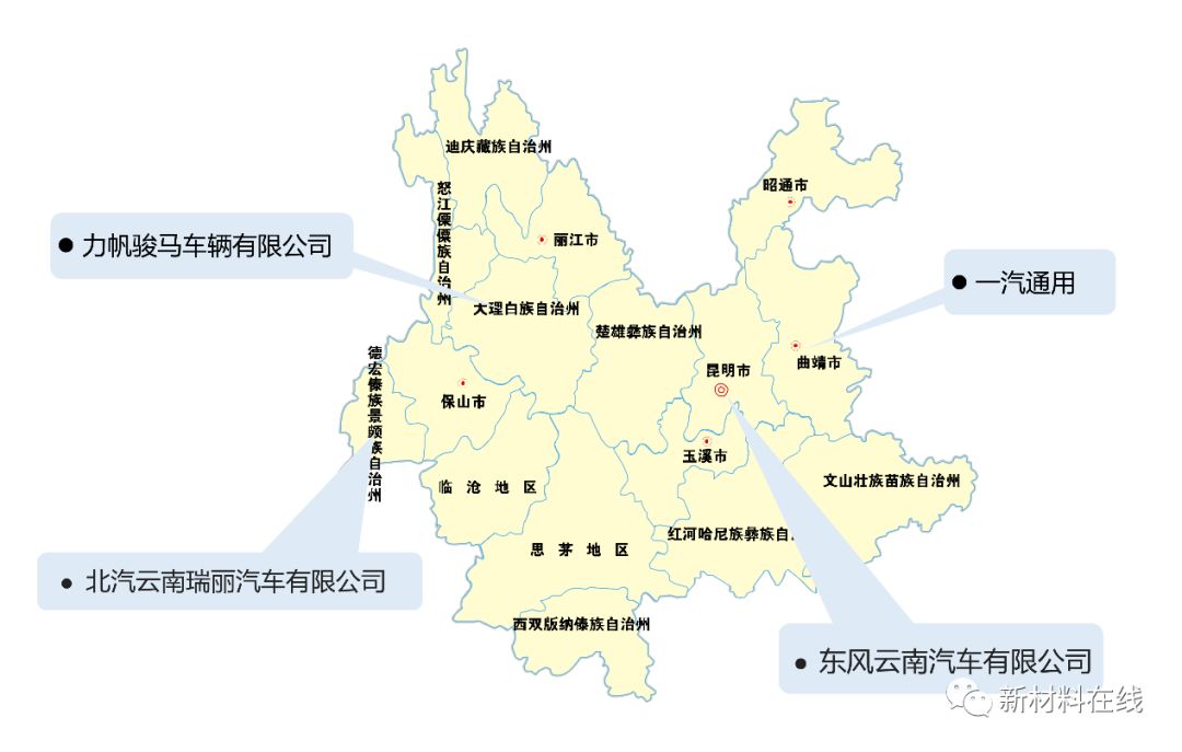 全国汽车主机厂分布图,广东汽车主机厂有哪些
