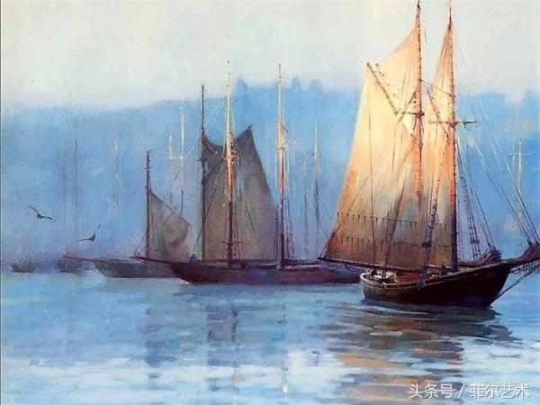 法国画家皮尔斯人物油画作品,保罗兰德水彩作品