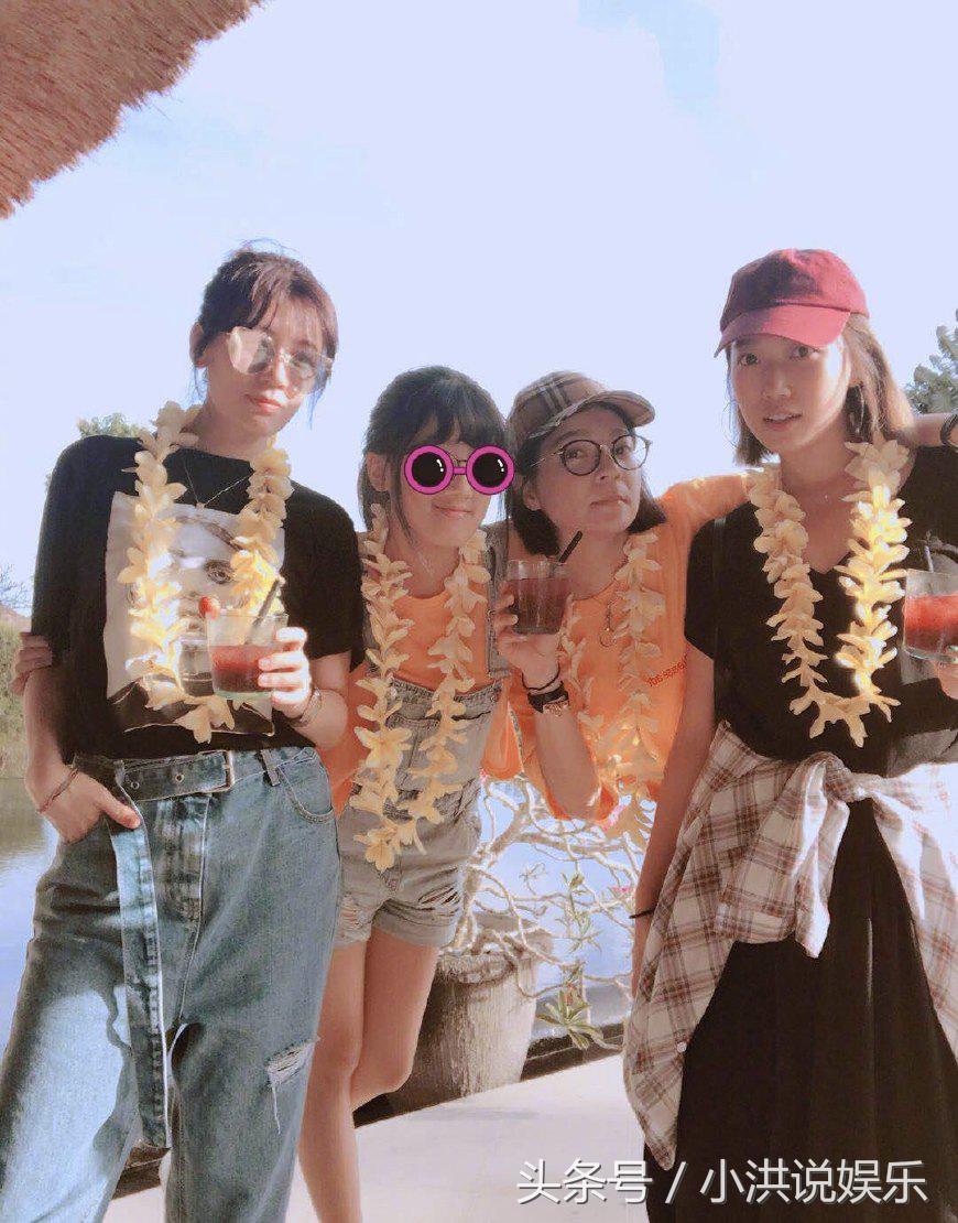 贾静雯次晒梧桐妹正脸照视频,贾静雯海岛度假晒梧桐