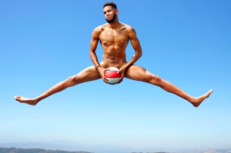 代表NBA！唐斯全裸登ESPN杂志，秀劲爆好身材曝光健身食谱