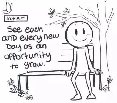 一幅心理健康漫画,对于抑郁的人如何心理辅导