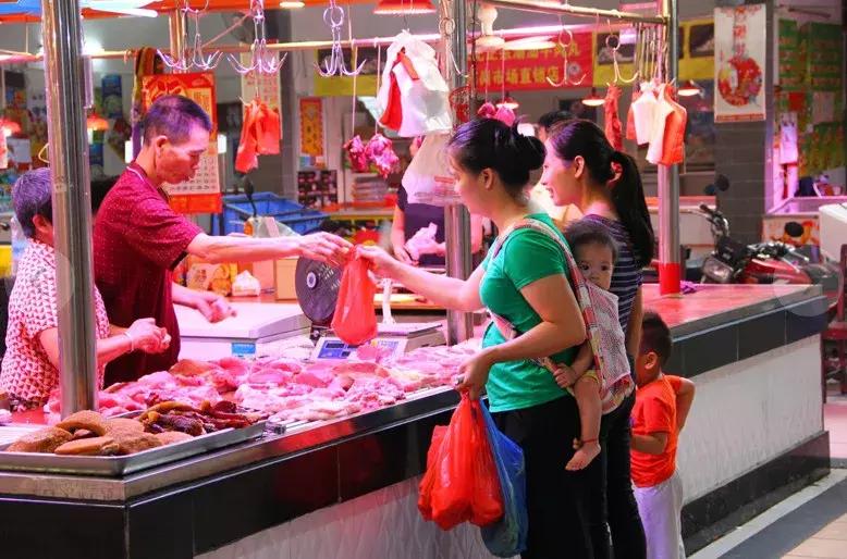 肇庆市场的景色,肇庆新开的农贸市场