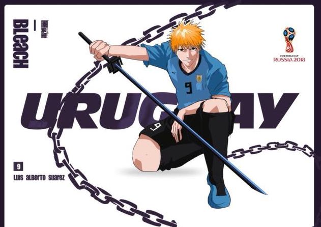 经典动漫角色遇上“世界杯cosplay”!太一鸣人称霸球场!