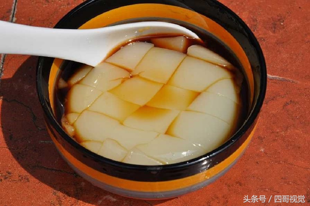 四川最好的凉糕纯手工,四川夏天特色小吃做凉糕