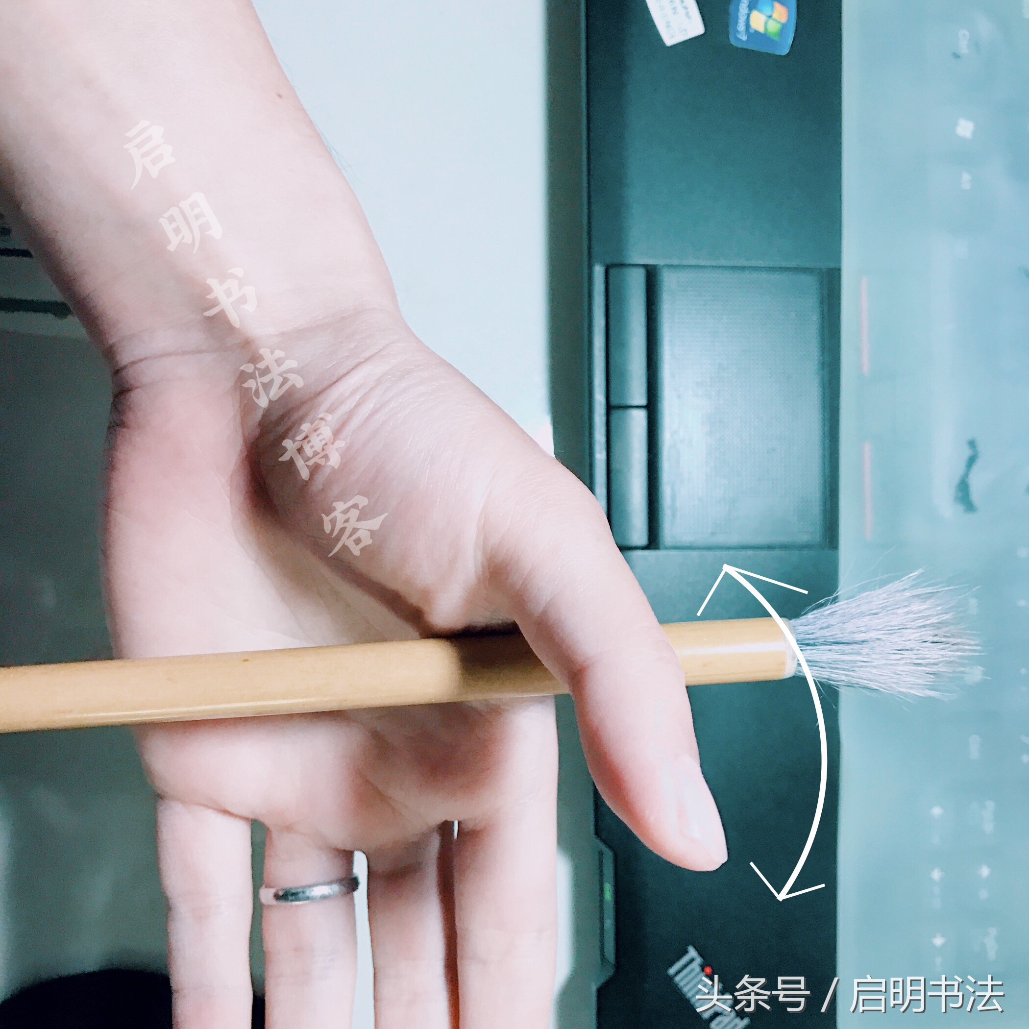 洗毛笔的绝招不弄脏水池,洗毛笔正确的方法